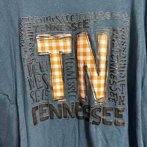Bella Canvas Blue Tennessee Graphic Tee